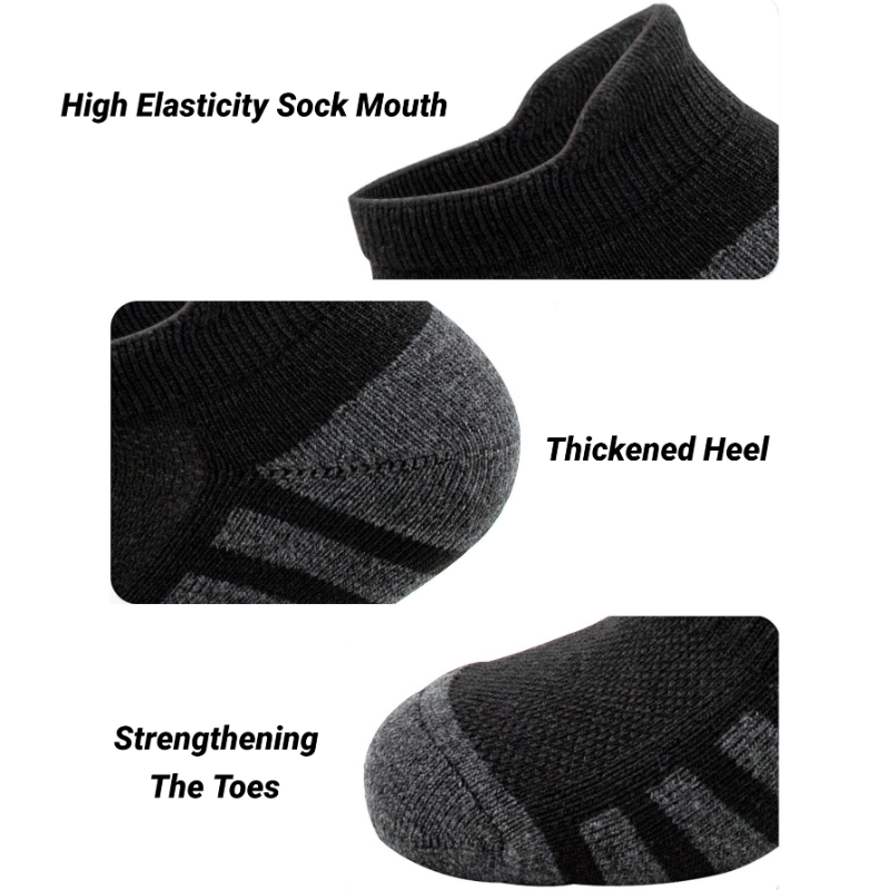 Athletic Sock Cushion - Men And Women 3 Pairs Low