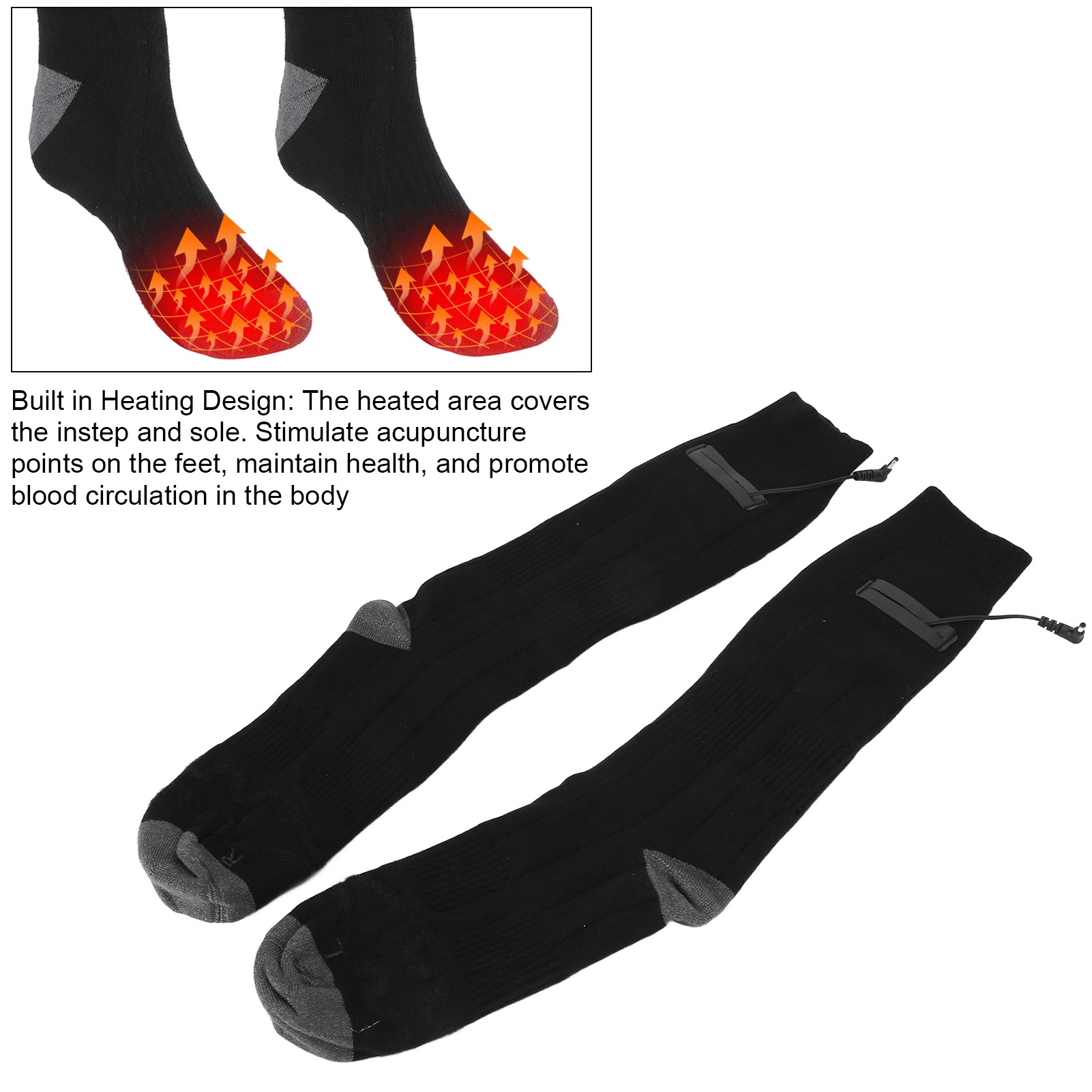 Electric Socks Heated Socks Wi - огляд і ціна Thermal Sock Winter