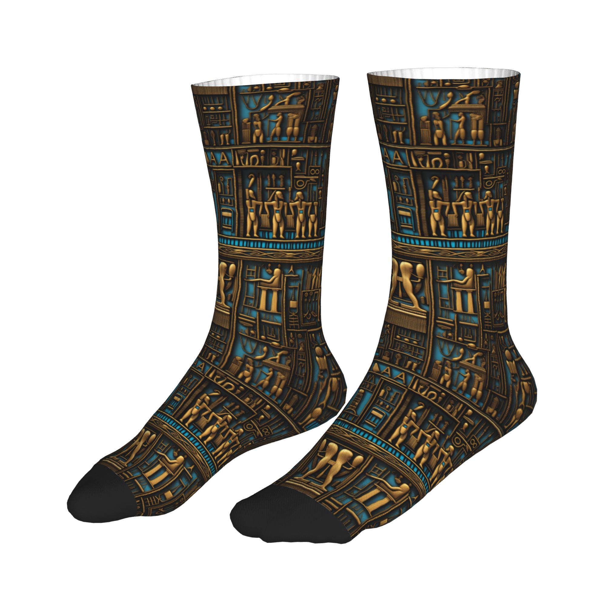 Funny Men's Egyptian Hieroglyp - огляд і ціна Dress Sock Men