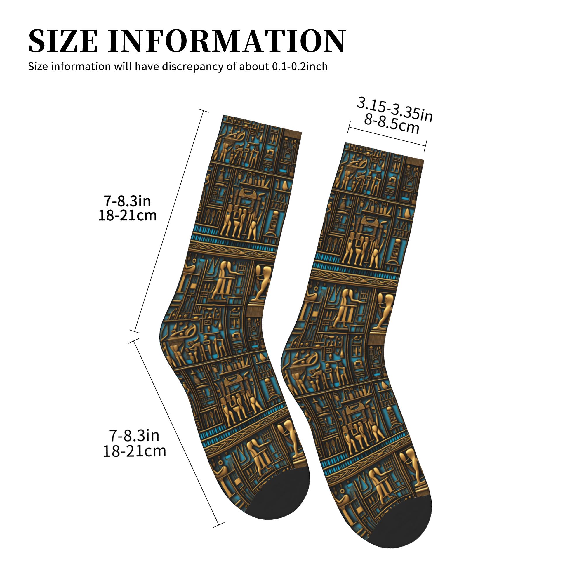 Funny Men's Egyptian Hieroglyp - огляд і ціна Dress Sock Men