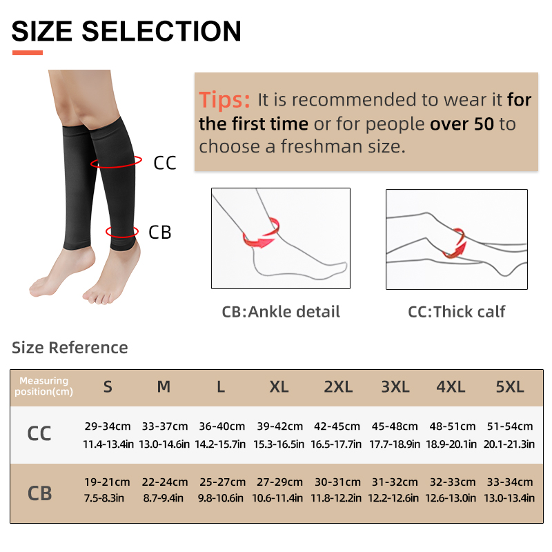 Plus Size S-5XL Running Athlet - огляд і ціна Compression Sock Medical